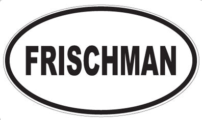 FRISCHMAN - Oval Magnet