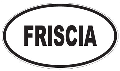 FRISCIA - Oval Sticker