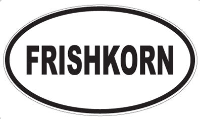 FRISHKORN - Oval Sticker
