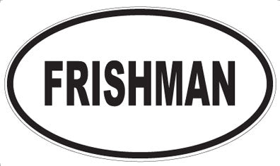 FRISHMAN - Oval Sticker