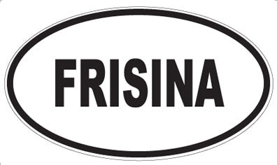FRISINA - Oval Magnet