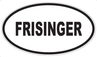 FRISINGER - Oval Magnet