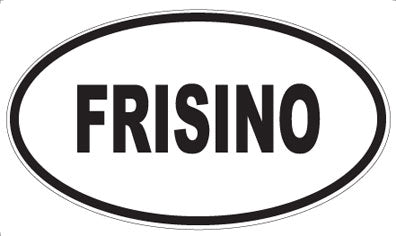 FRISINO - Oval Sticker