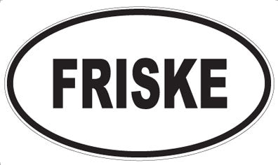 FRISKE - Oval Magnet