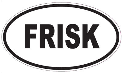 FRISK - Oval Magnet