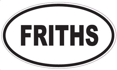 FRITHS - Oval Sticker