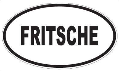 FRITSCHE - Oval Magnet