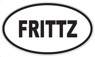 FRITTZ - Oval Magnet
