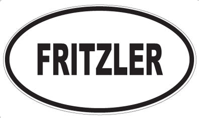 FRITZLER - Oval Sticker