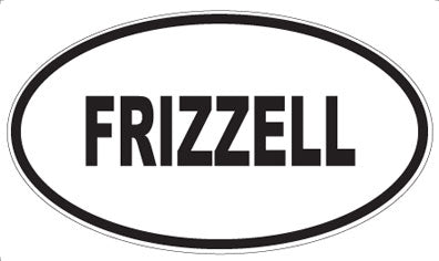 FRIZZELL - Oval Magnet
