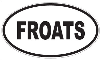 FROATS - Oval Sticker
