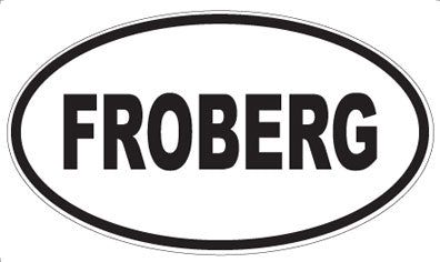 FROBERG - Oval Magnet