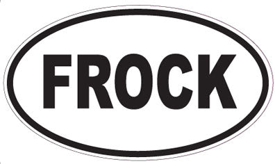 FROCK - Oval Magnet