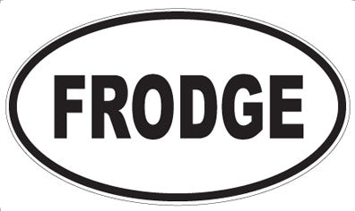 FRODGE - Oval Sticker