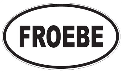 FROEBE - Oval Magnet