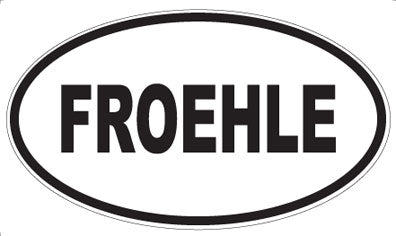 FROEHLE - Oval Magnet
