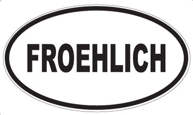 FROEHLICH - Oval Magnet