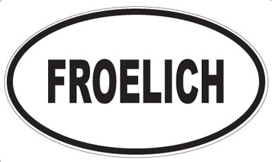 FROELICH - Oval Magnet