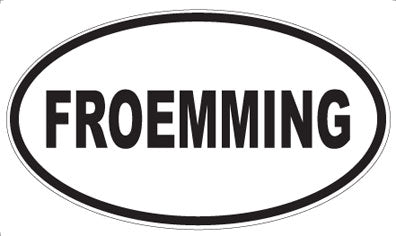 FROEMMING - Oval Magnet