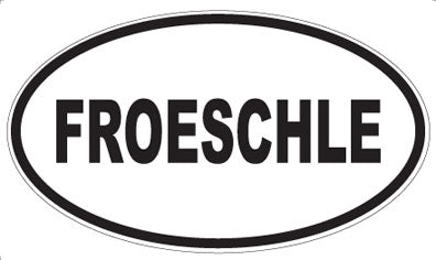 FROESCHLE - Oval Magnet