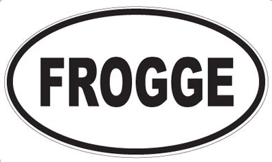 FROGGE - Oval Magnet