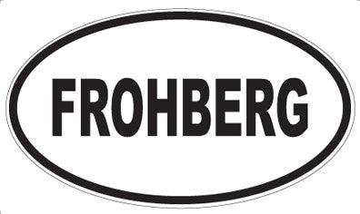 FROHBERG - Oval Magnet