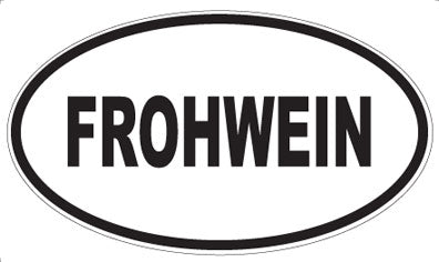 FROHWEIN - Oval Magnet