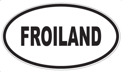 FROILAND - Oval Magnet