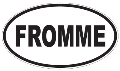 FROMME - Oval Magnet