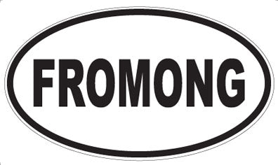 FROMONG - Oval Magnet