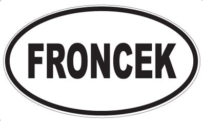 FRONCEK - Oval Magnet
