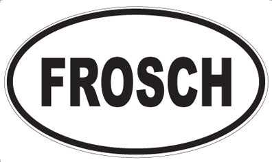 FROSCH - Oval Sticker