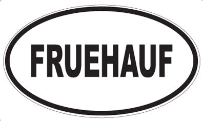 FRUEHAUF - Oval Magnet