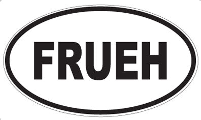 FRUEH - Oval Magnet