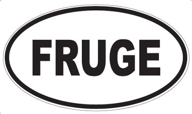FRUGE - Oval Magnet