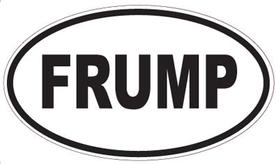 FRUMP - Oval Sticker