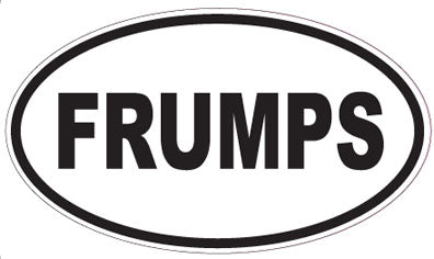 FRUMPS - Oval Sticker