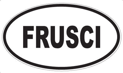FRUSCI - Oval Magnet