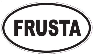 FRUSTA - Oval Sticker