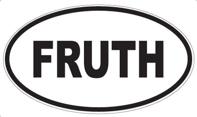 FRUTH - Oval Sticker
