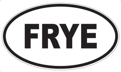 FRYE - Oval Magnet