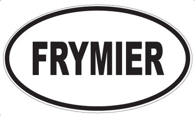 FRYMIER - Oval Magnet