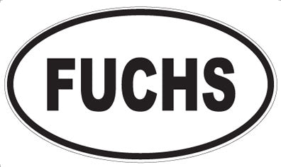 FUCHS - Oval Magnet