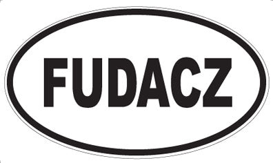 FUDACZ - Oval Sticker