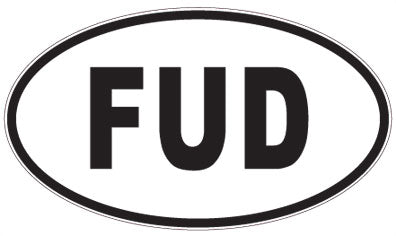 FUD - 3 Letter Initials Oval Magnet