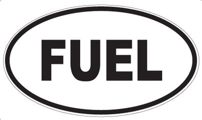 FUEL - Oval Sticker