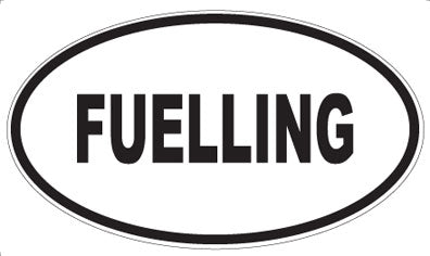 FUELLING - Oval Sticker