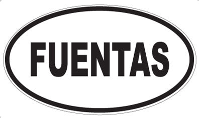FUENTAS - Oval Magnet