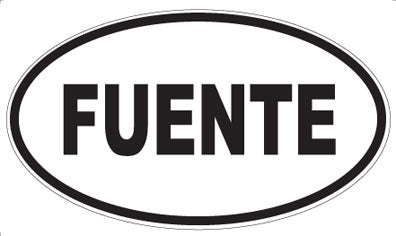FUENTE - Oval Magnet