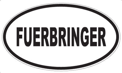 FUERBRINGER - Oval Magnet